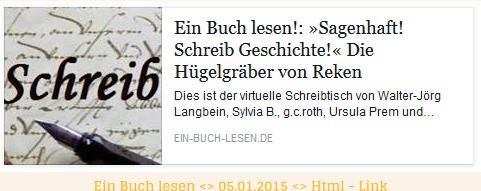 Ein Buch lesen <> 05.01.2015 <> Html - Link