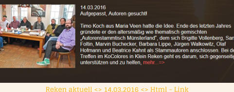 Reken aktuell <> 14.03.2016 <> Html - Link